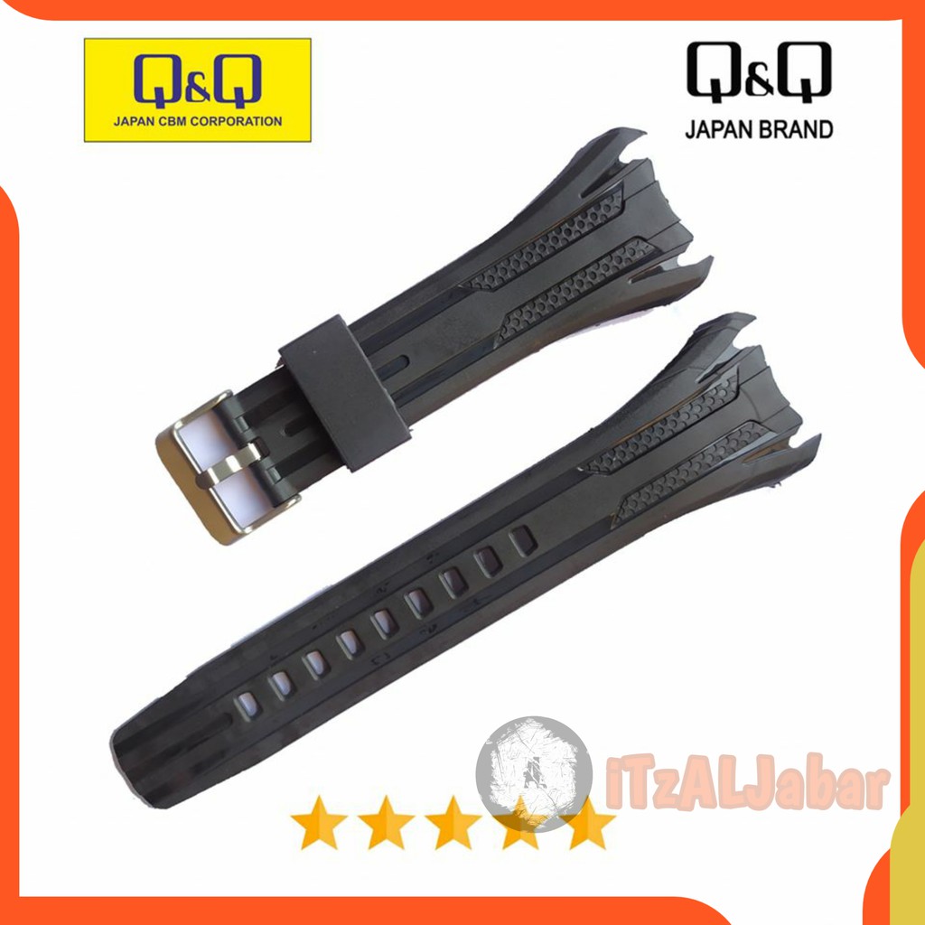 Tali jam tangan Q&amp;Q M121 Rubber strap Tali jam QQ M121