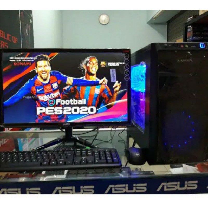 CPU gaming design Core i7 + LED 19 wide fullset