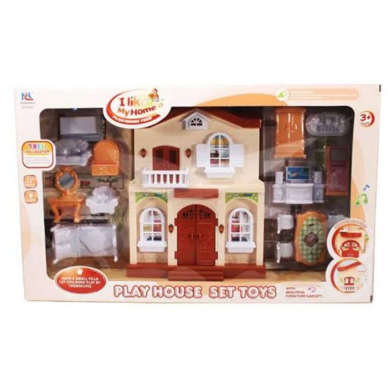 Play House Set Toys / Mainan Rumah Barbie / Rumah Barbie / Mainan Rumah Rumahan