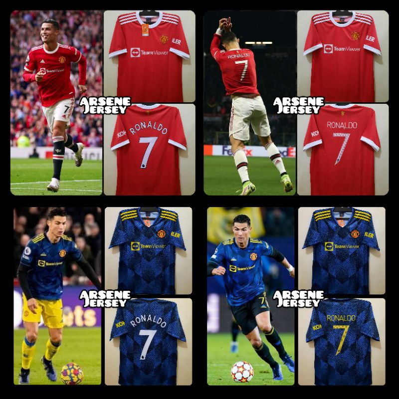 Jersey MU H/A/3rd 2021/22 RONALDO Auri Sport