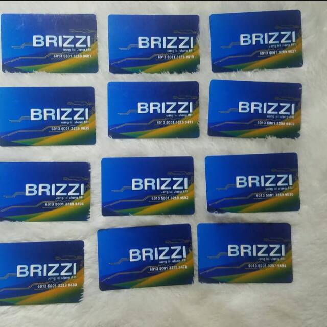 KARTU E TOLL BRIZZI SALDO 0 RUPIAH