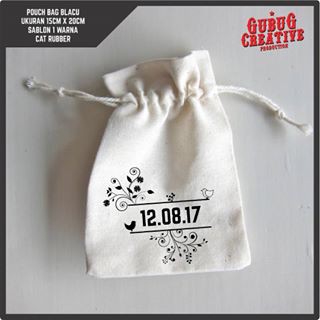Pouch Bag Souvenir Pernikahan,Pouch Bag Costum