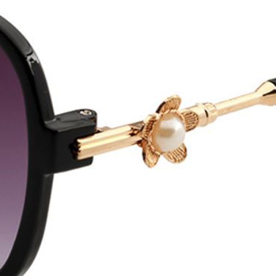 kacamata fashion wanita pearl flower sunglasses (3B2) jgl100