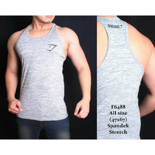 Kaos singlet fitness gym shark