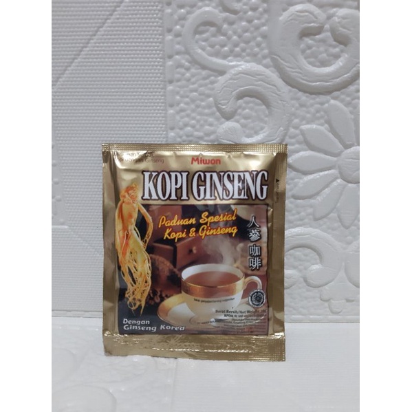 

KOPI GINSENG MIWON SACHET 20g