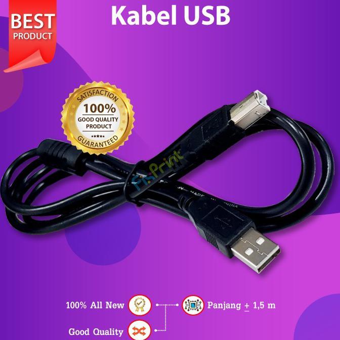 Mantap Kabel Usb Data 2.0 Komputer Printer Canon Ip2770 Mg2570S Hp 2135 2336 Bagus