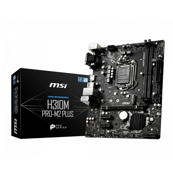 MSI H310M PRO-M2 PLUS / Motherboard Socket 1151 Ddr4 H 310 Coffelake / Mainboard / Mobo