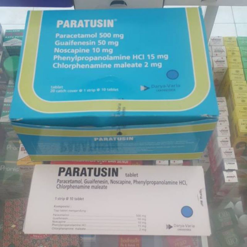 Paratusin tablet obat batuk dan flu