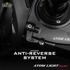 Reel AJIKING ATOM LIGHT SURF (POWER HANDLE)