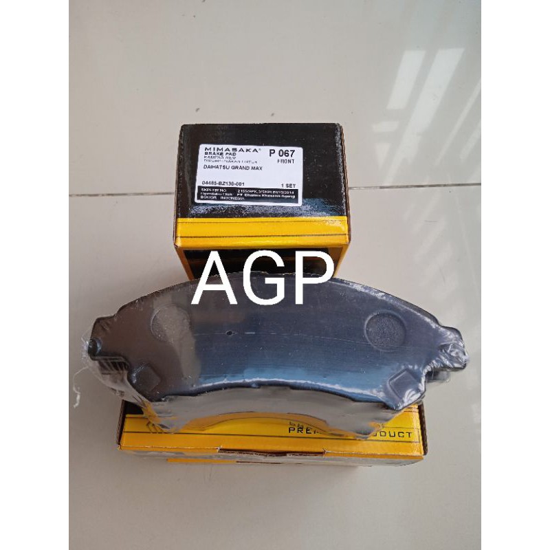 Brake Pad Kampas Rem Depan Daihatsu Grandmax Luxio 04465-BZ130-001 P067