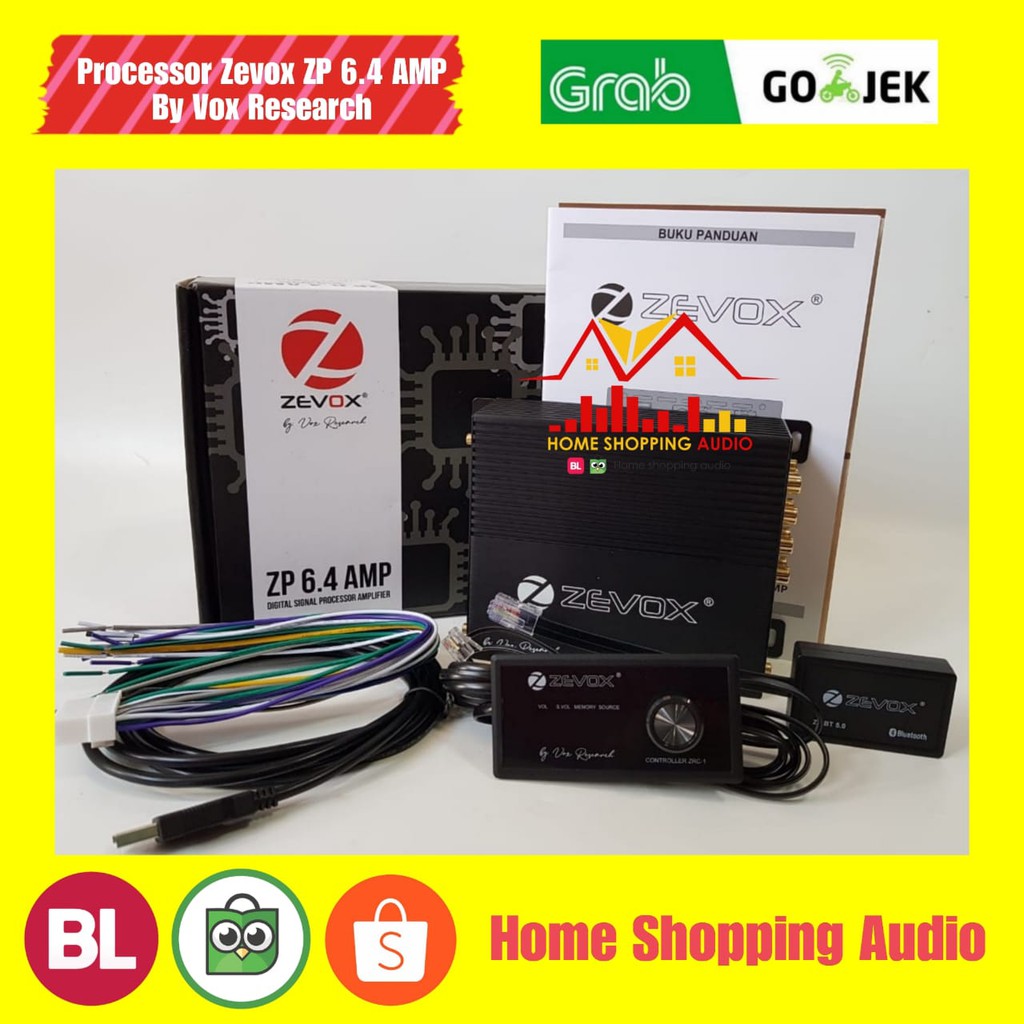 Processor Zevox ZP 6.4 AMP By Vox Research Monoblok VOX Monoblok Zevox ZP6.4AMP