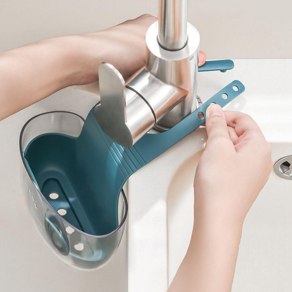 [Elegan] Rak Saluran Air Organizer Wastafel Rumah Hemat Ruang Draining Drying Corner Shelf