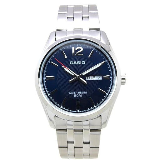 Jam Tangan Pria Analog Casio Original Pria MTP-1335D-2A Daydate
