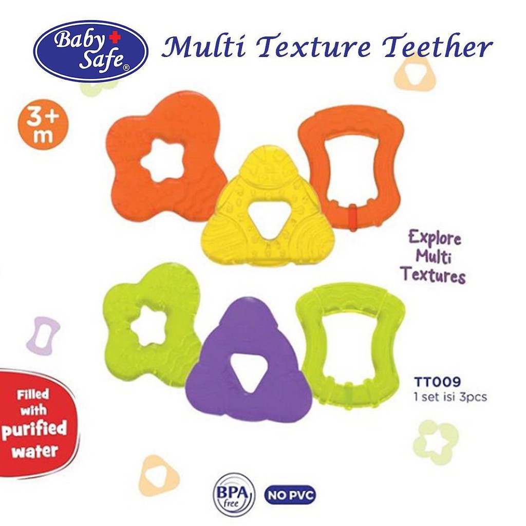 Baby Safe Teether TT008 TT009 TT010 Gigitan Bayi Puzzle Teether