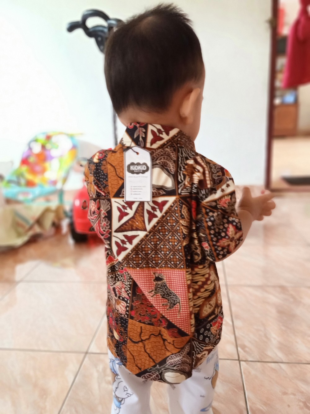 Baju Batik Anak Laki Laki Kemeja Batik Anak Laki Usia 0-14 Tahun Kode Bk-42