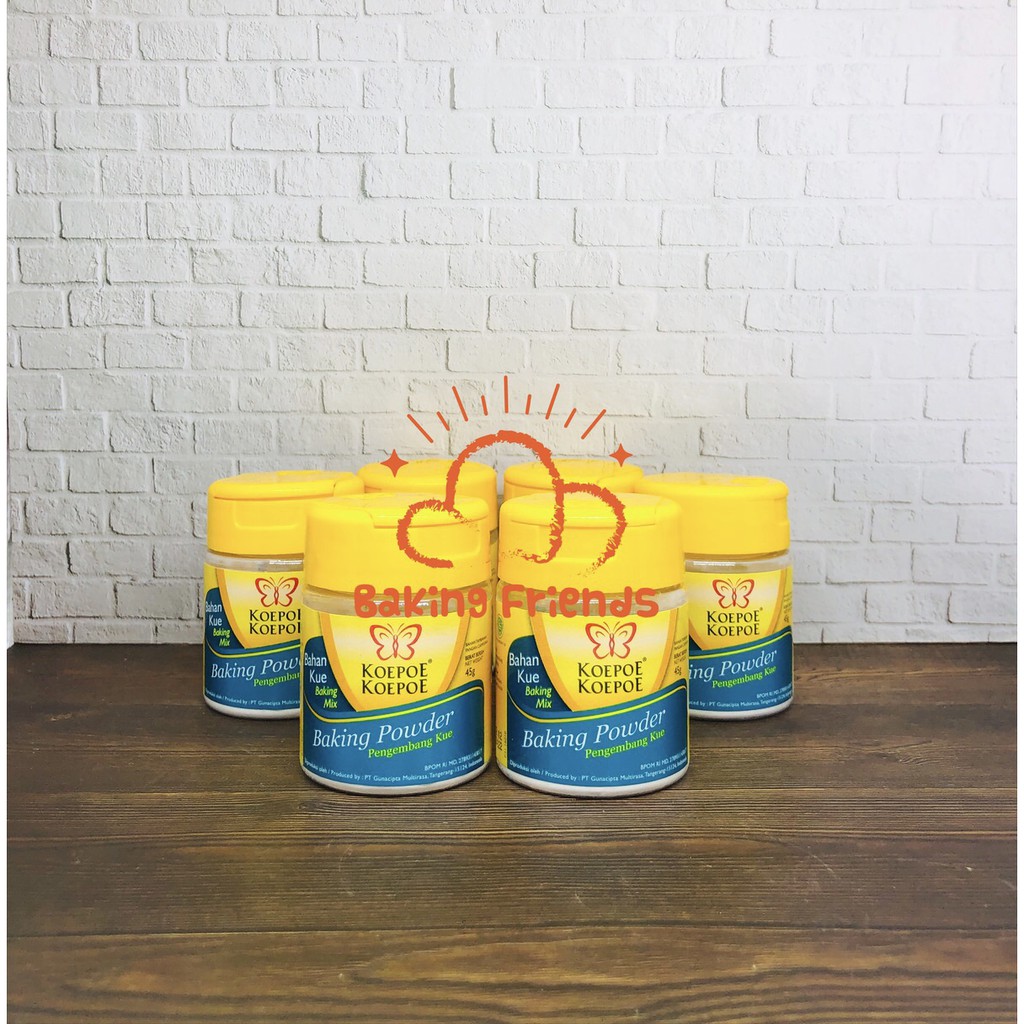 BAKING POWDER KUPU-KUPU 45GR / KOEPOE-KOEPOE