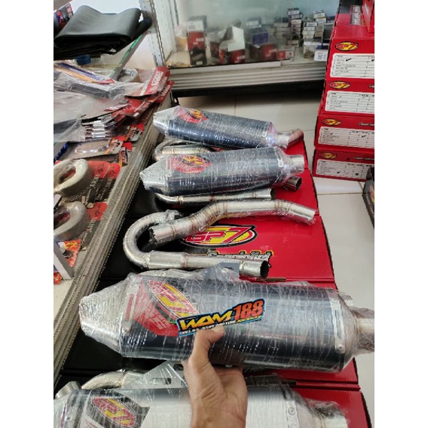 KNALPOT GP7 BALISTIC RS KNALPOT BORE UP KLX CRF
