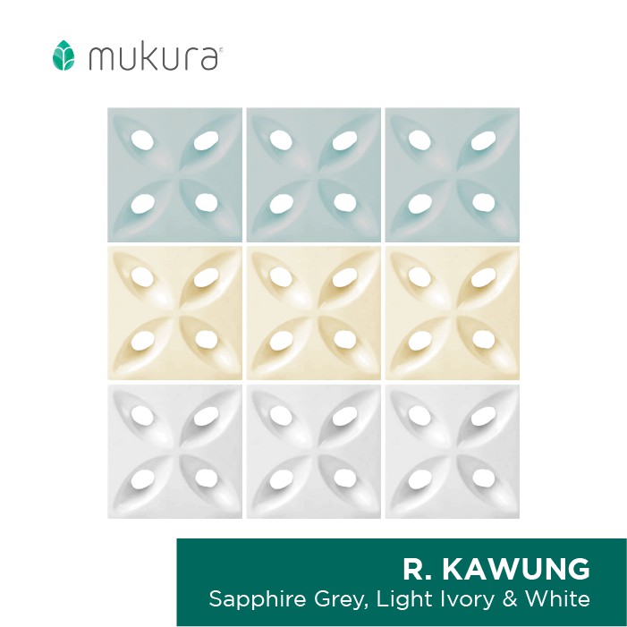 Roster Minimalis Anti Tampias Keramik Kawung Mukura 20 x 20 cm