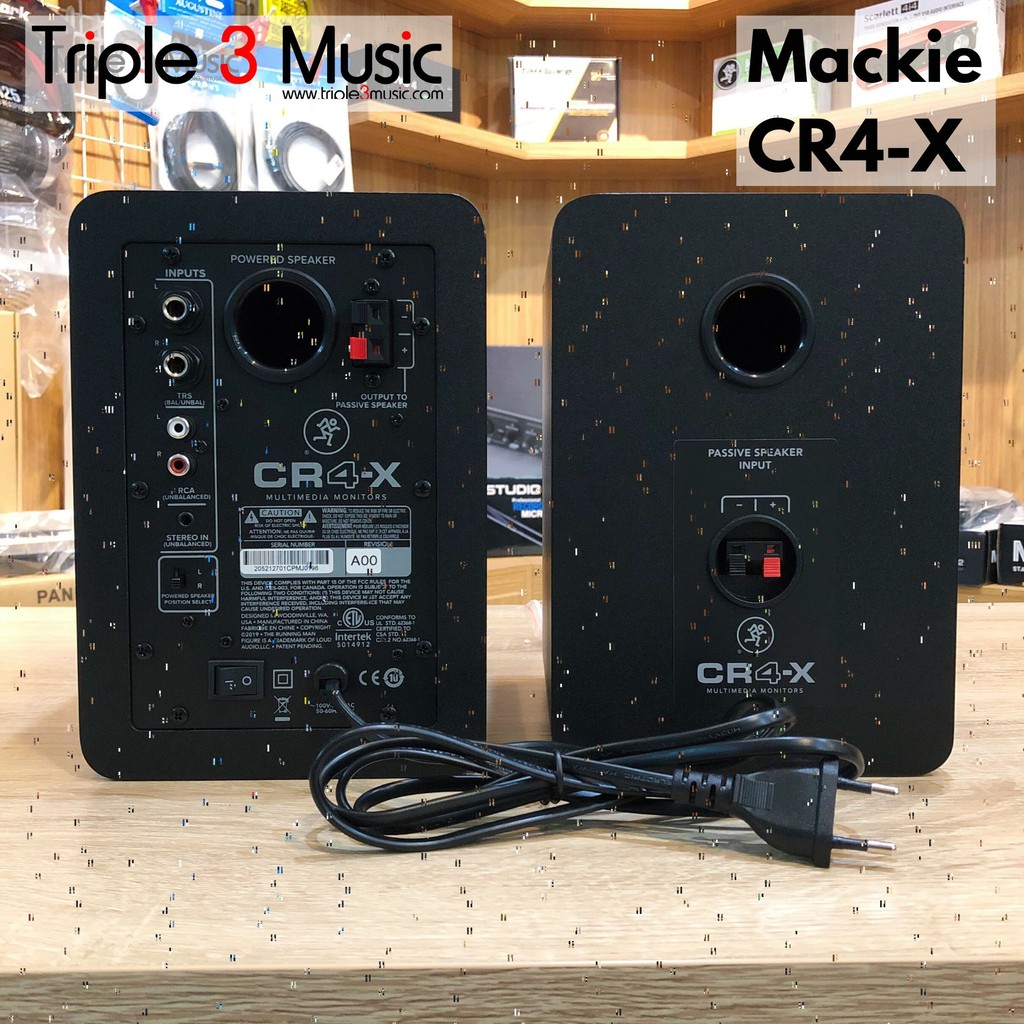 Mackie CR4X Speaker Monitor Flat Original Triple3music