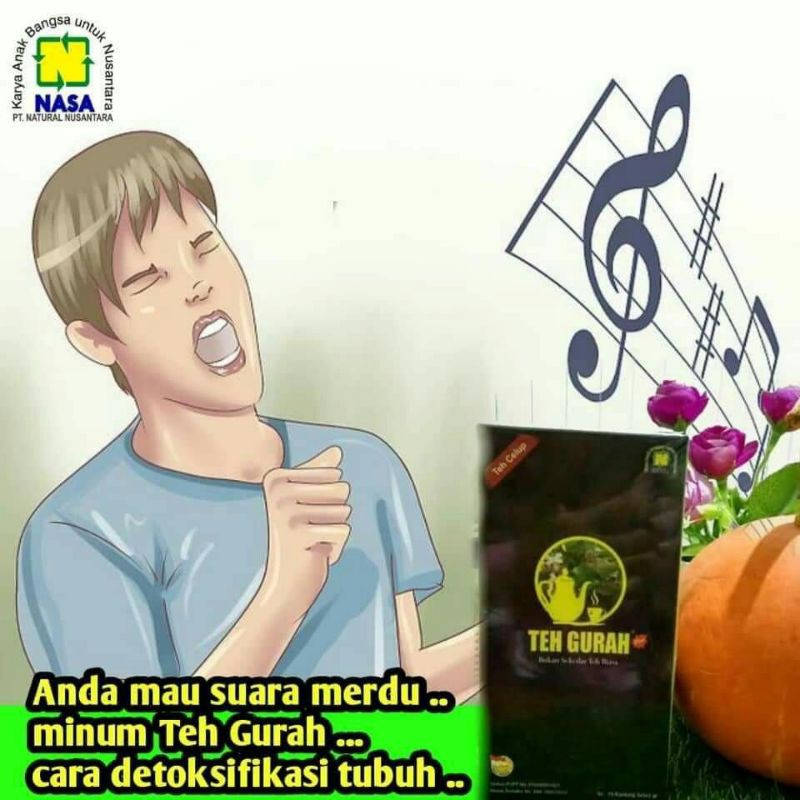 Teh Gurah Herbal/Gurah Suara/Teh Gurah Nasa/Herbal alami/Gurah Paru-paru/gurah napas|gurah lendir