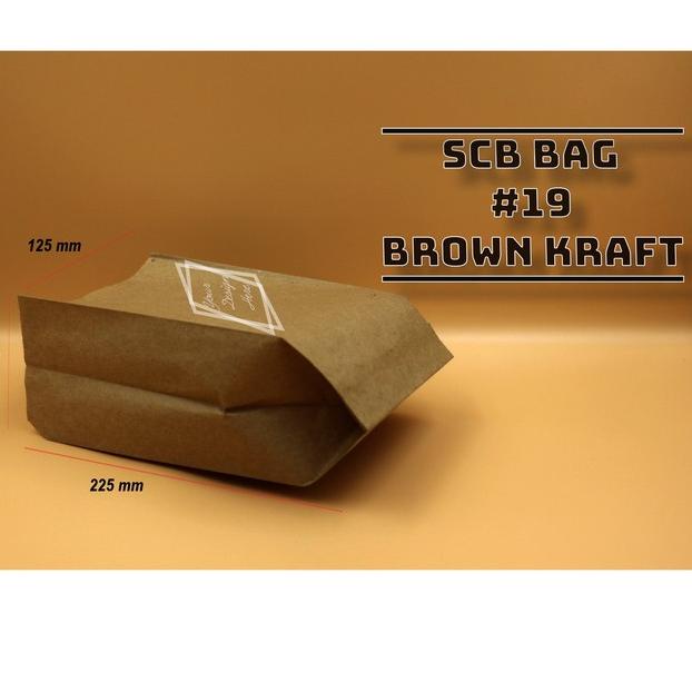 

Baru - Goodbee Paper Bag kode 19 - Brown Kraft - Kantong Kertas Goodbee 100pcs