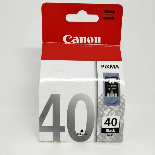 CARTRIDGE CANON PG-40 BLACK  / TINTA CATRIDGE PG40 HITAM - RESMI