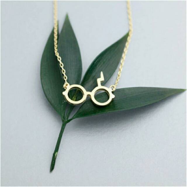 Harry Potter Kalung Liontin emas 18K Gold Necklace Aksesoris Fashion