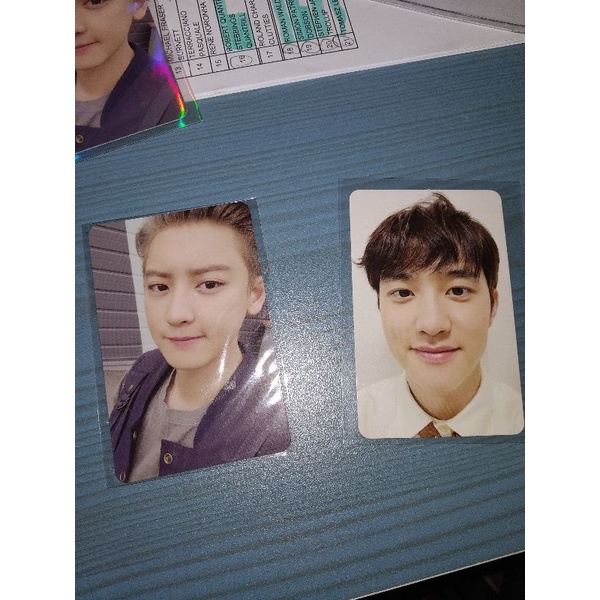 Photocard Chanyeol PB 2 & D.O Expansion
