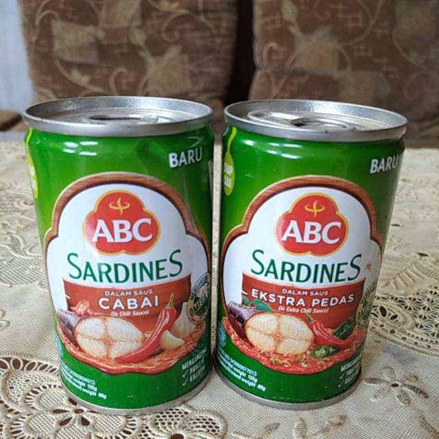 

ABC Sardines Cabai dan Extra Pedas