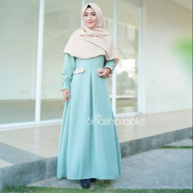 Gamis safira gamis lucu panjang dress by shaliha.look