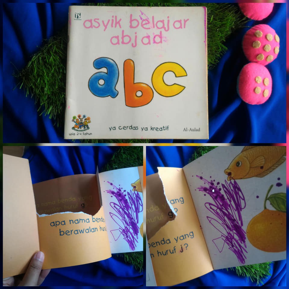 Asyik Belajar Abjad ya Cerdas ya Kreatif buku anak bekas second preloved