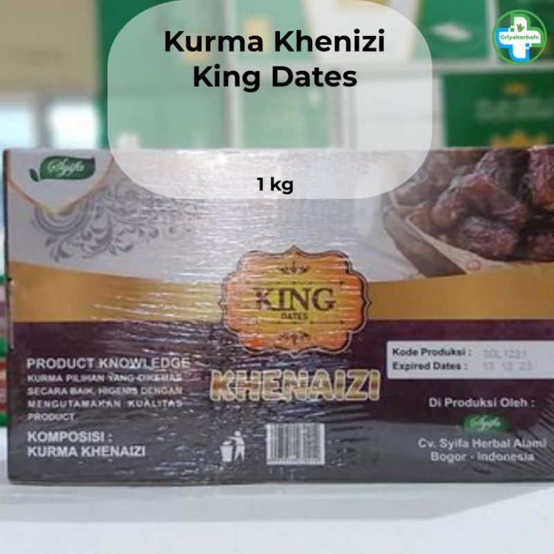 

Kurma King Dates Khenizi 1 kg Premium Asli Original atau Kurma Arab