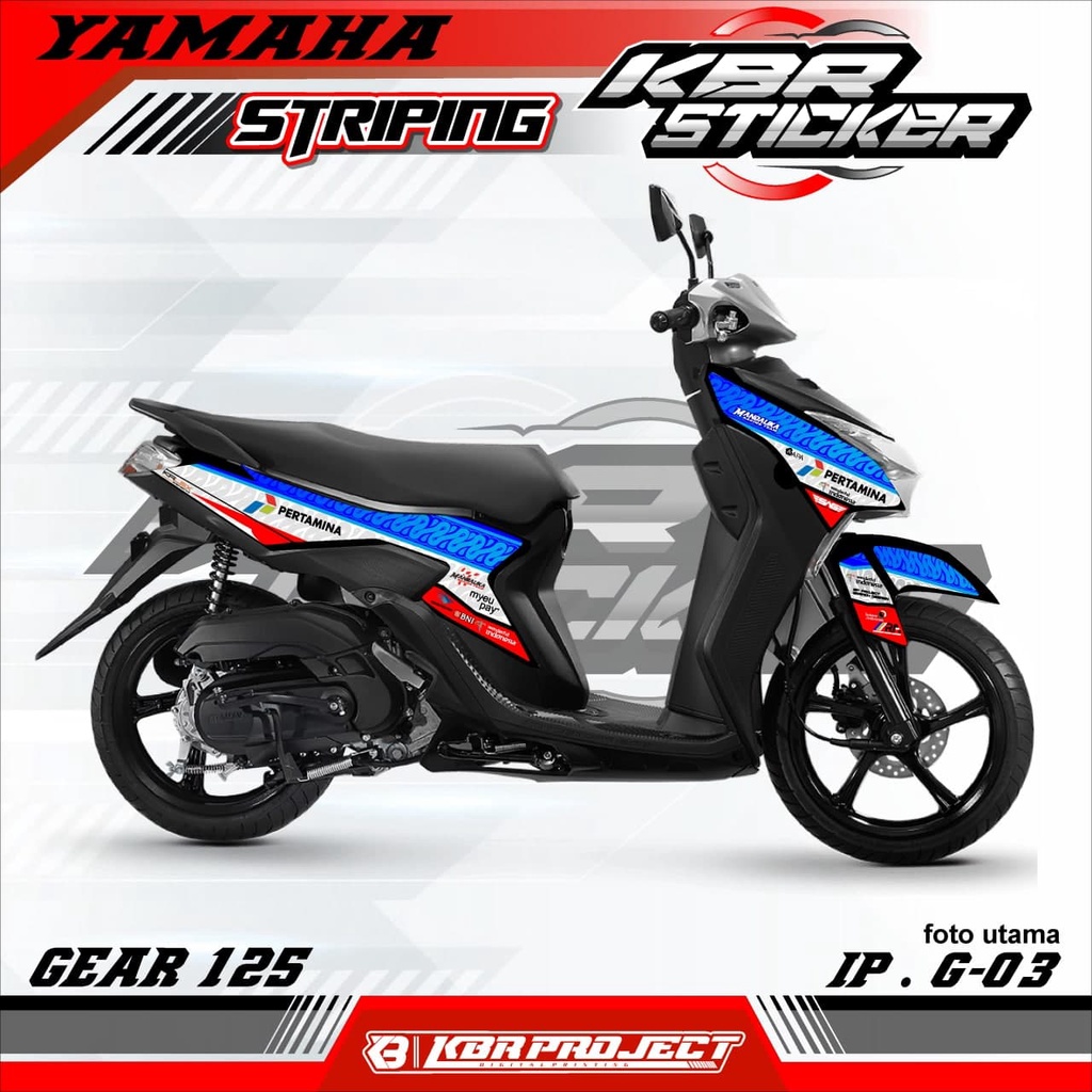 (COD) STICKER STRIPING GEAR 125 - STICKER STRIPING GEAR 125.03