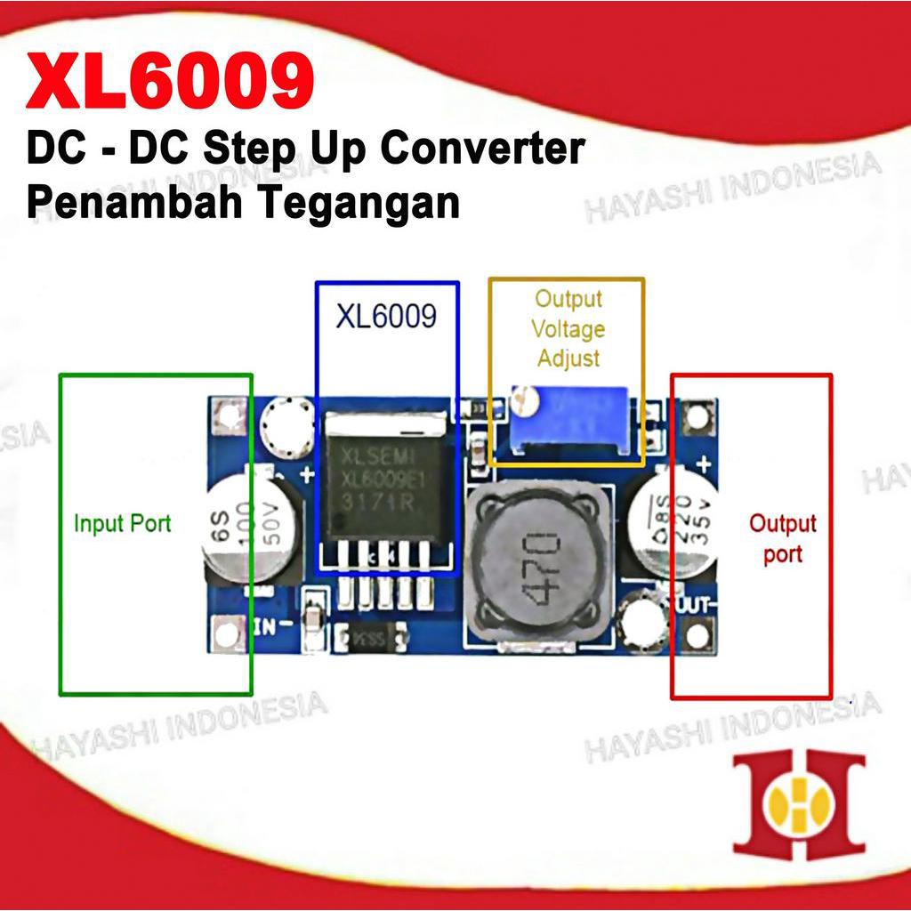 DC DC Dual Step Down Step Up Module Adjustable XL6009