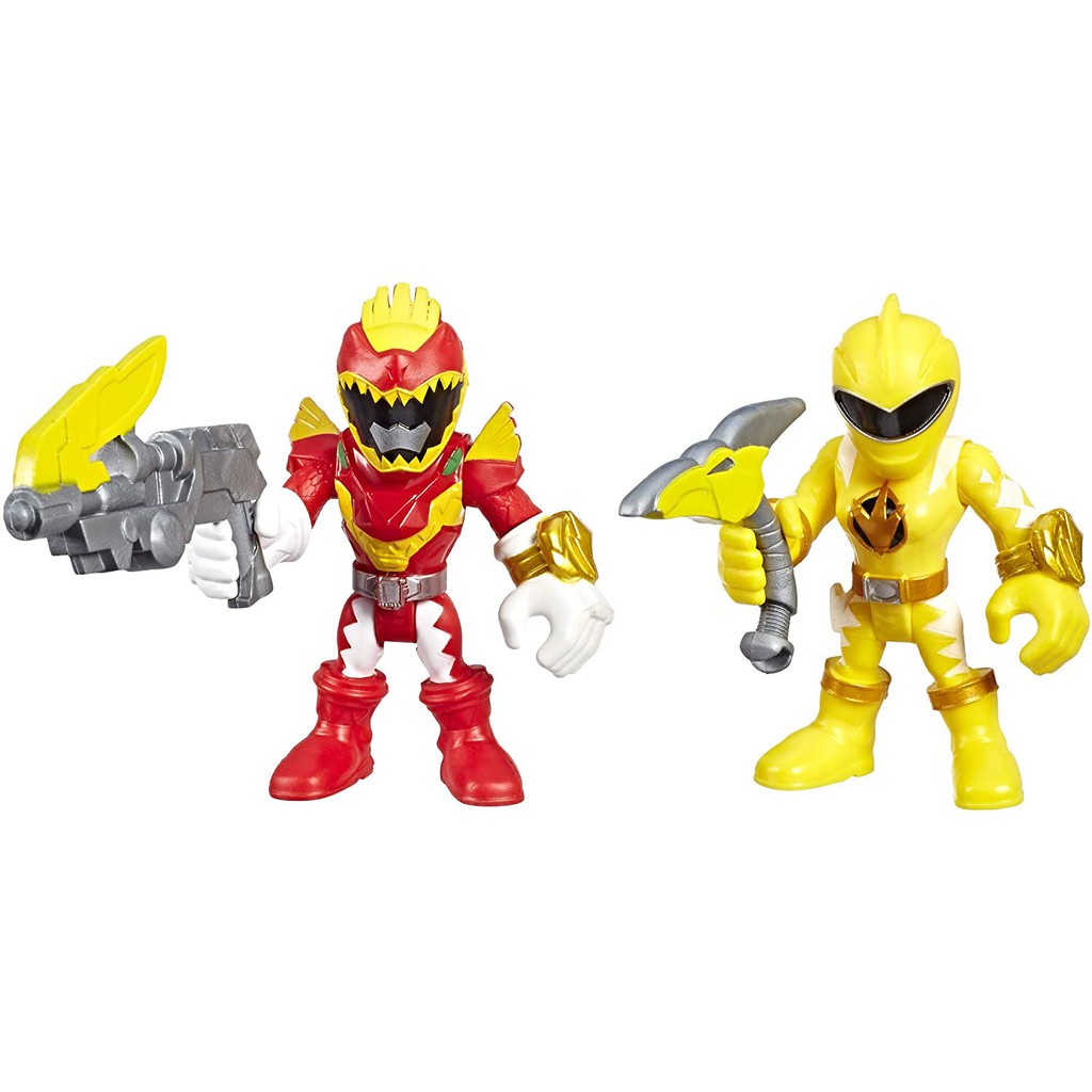 Hasbro Playskool Heroes Power Rangers 2 Pack Red Ranger Yellow Ranger