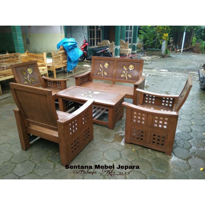 Set Kursi Tamu Minimalis Jati Jokowi, Kursi Tamu Sudut Minimalis, Kursi Tamu Sudut Minimalis, Kursi 