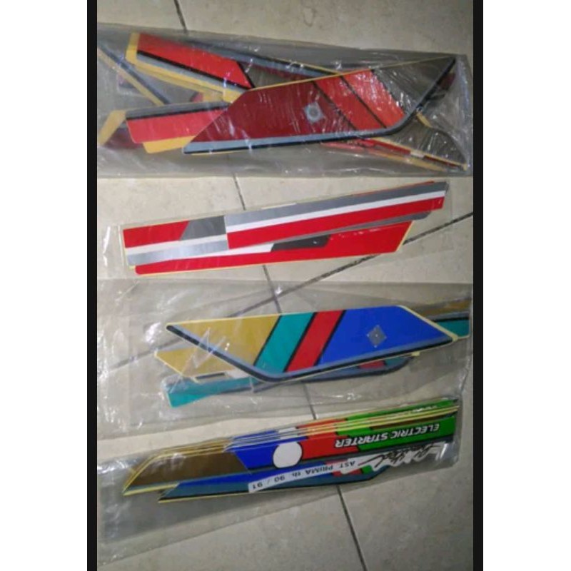Jual STICKER STRIPING AKSESORIS LIS BODY SEPEDA MOTOR HONDA PRIMA EX5 