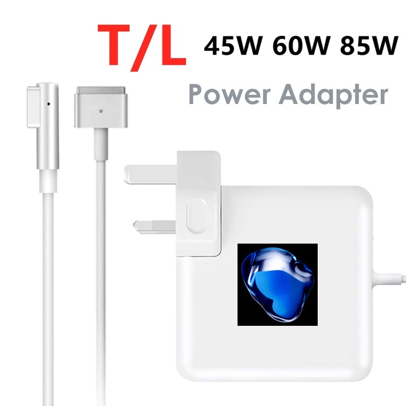 Adapter Charger Power AC 45W 60W 85W Bentuk T Untuk Laptop Mac