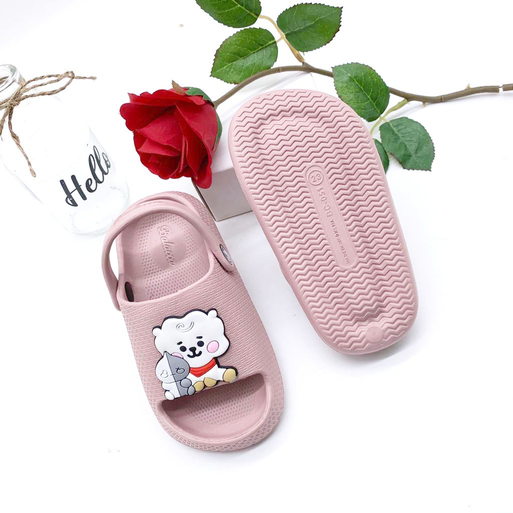 Sandal Anak Perempuan Sandal Selop Bahan Karet Motif Domba Lucu Terbaru UK.19-24