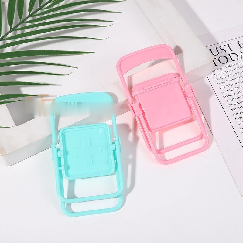 FOLDING STAND HANDPHONE MODEL KURSI MACARON SANDARAN HP KURSI LIPAT STAND AKSESORIS UNIVERSAL PAJANGAN