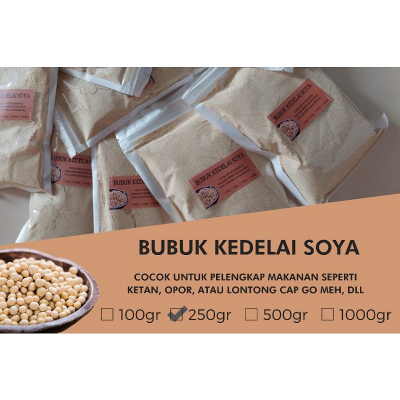 

BUBUK KEDELAI ISI 250 GR COCOK UTK TOPPING KETAN ATAU LONTONG CAP GO MEH (READY STOCK)