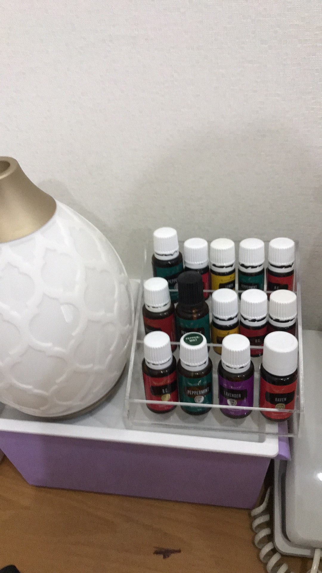 Acrylic Akrilik Tempat Kutex/rak Essential Oil 3sussun