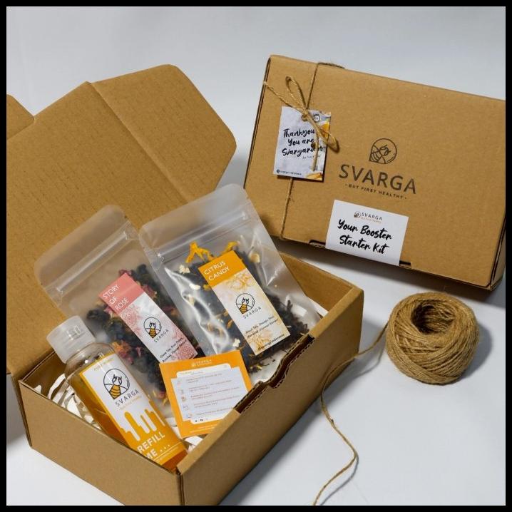 

Hampers Parcel Gift Box Raw Honey & Artisan Tea Blend Svarga C
