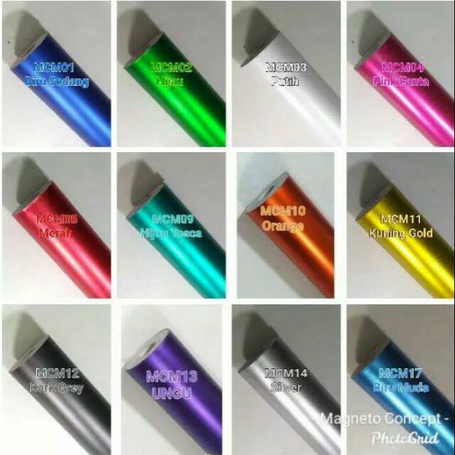 STICKER METALIK DOFF