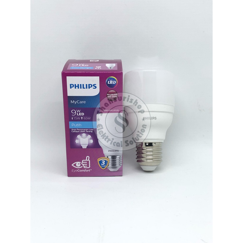 LAMPU PHILIPS LEDBRIGHT 9W 9 W WATT PENGGANTI CLFI TORNADO