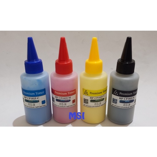 Serbuk Toner Refill Printer HP 1025 CP1025 CP1025nw CE310A CE311A CE312A CE313A  CP1215 CP1515 35gr