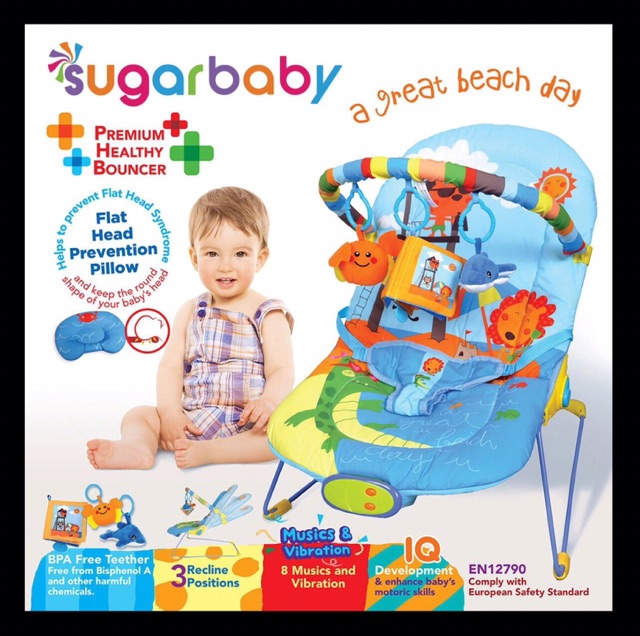 Bouncer Sugar Baby 3 Recline AUDREY BABY SHOP