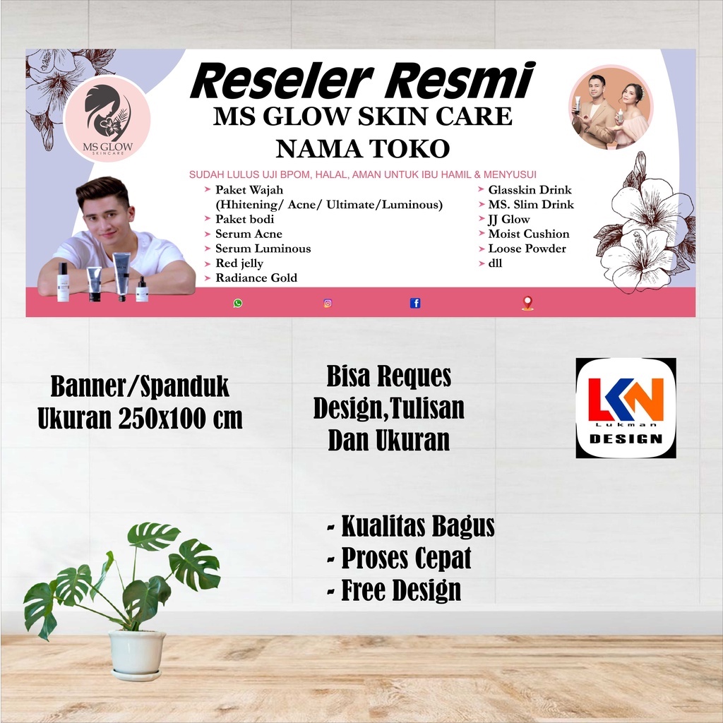 spanduk ms glow