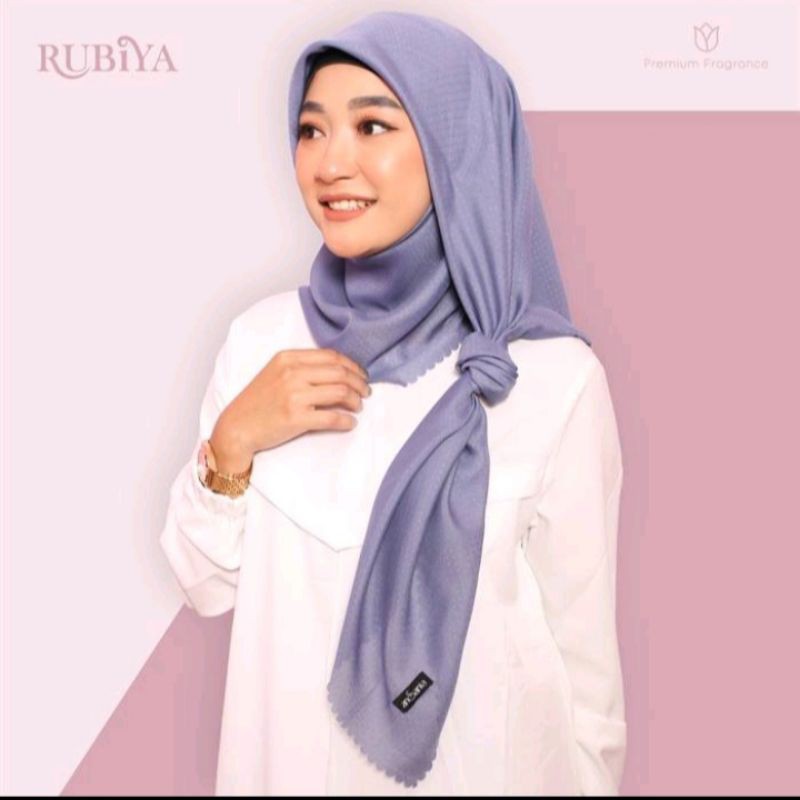 ansania - hijab segi empat wangi premium rubiya