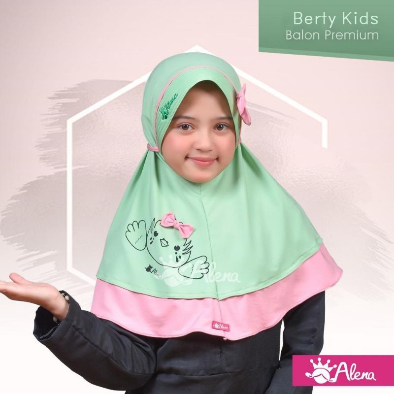 Jilbab Bayi / Hijab Anak/ Kerudung Kid Alena Berty (ORI Alena Hijab)